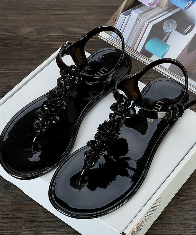 Green Splicing Beach Flip Flops Sandals Ap1061