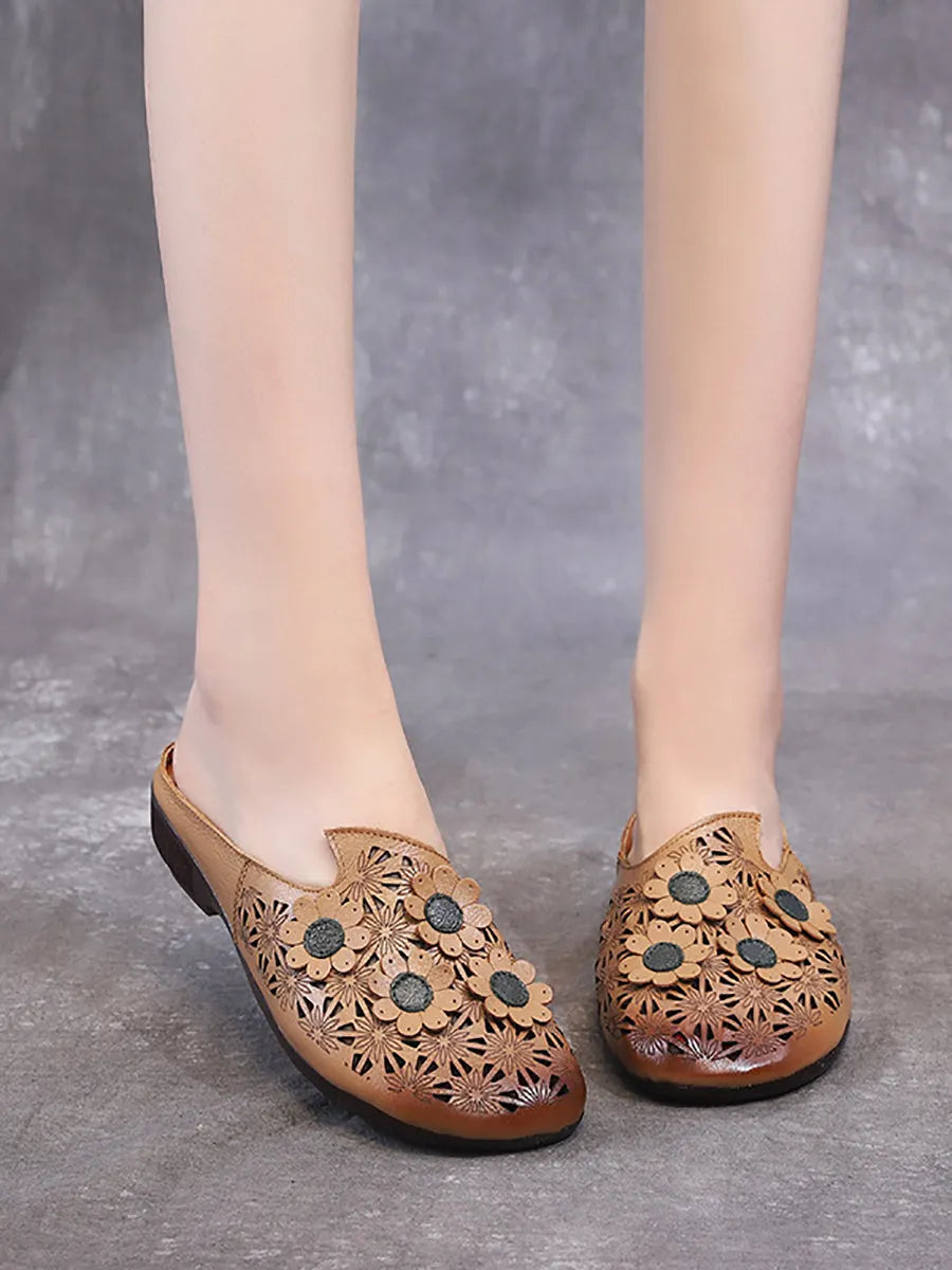 Subtly Elegant Slippers with a Refined Vintage Look