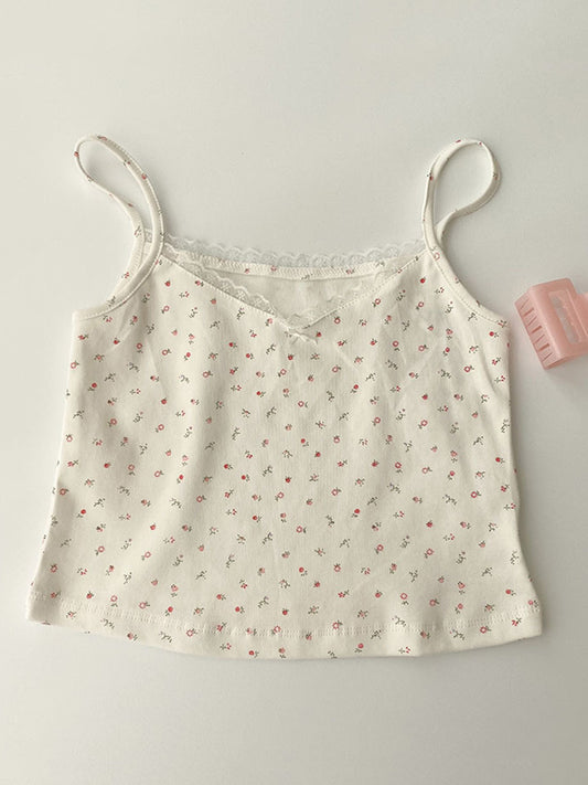 Camisole ’s Tops Summer Short Tops New Lace Slim Warm Joker Bottoming Tops for Camis