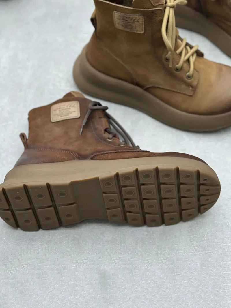 Subtly Elegant Boots with a Refined Vintage Look