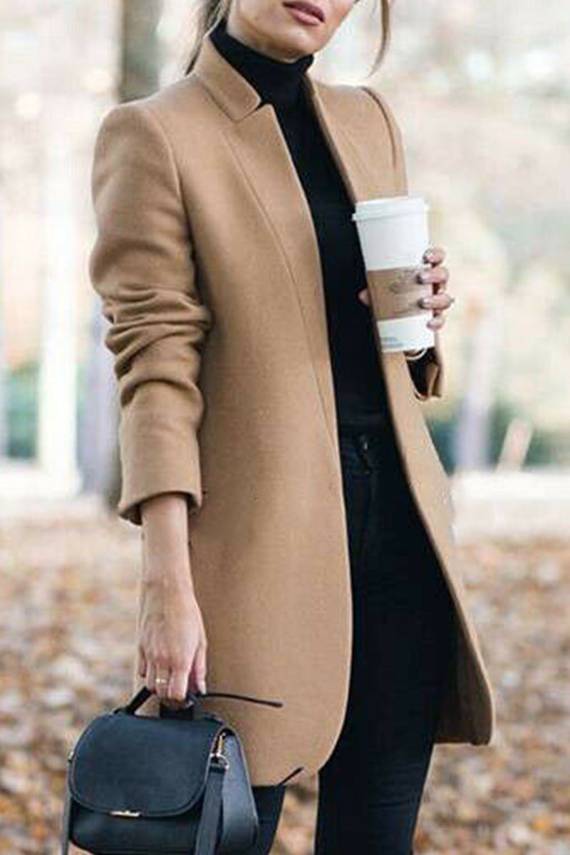 Long Sleeve Regular Sleeve Coats(6 Colors)