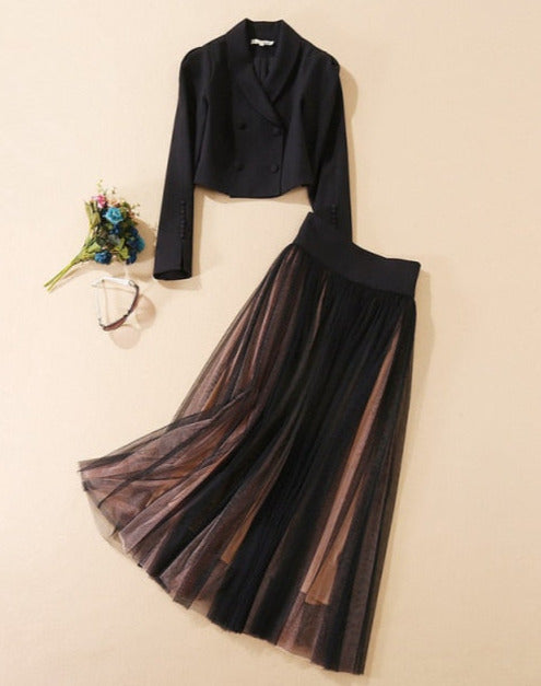 Leisa Top & Mesh Skirt