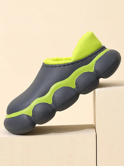 Indoor Going Out Non-slip Keep Warm Waterproof Flat Shoes
