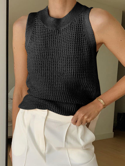 Knit Hollow Vest