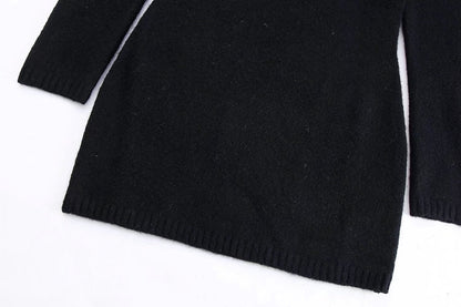 Spring Knitted Pleated Mini Dress – Decorative and Stylish