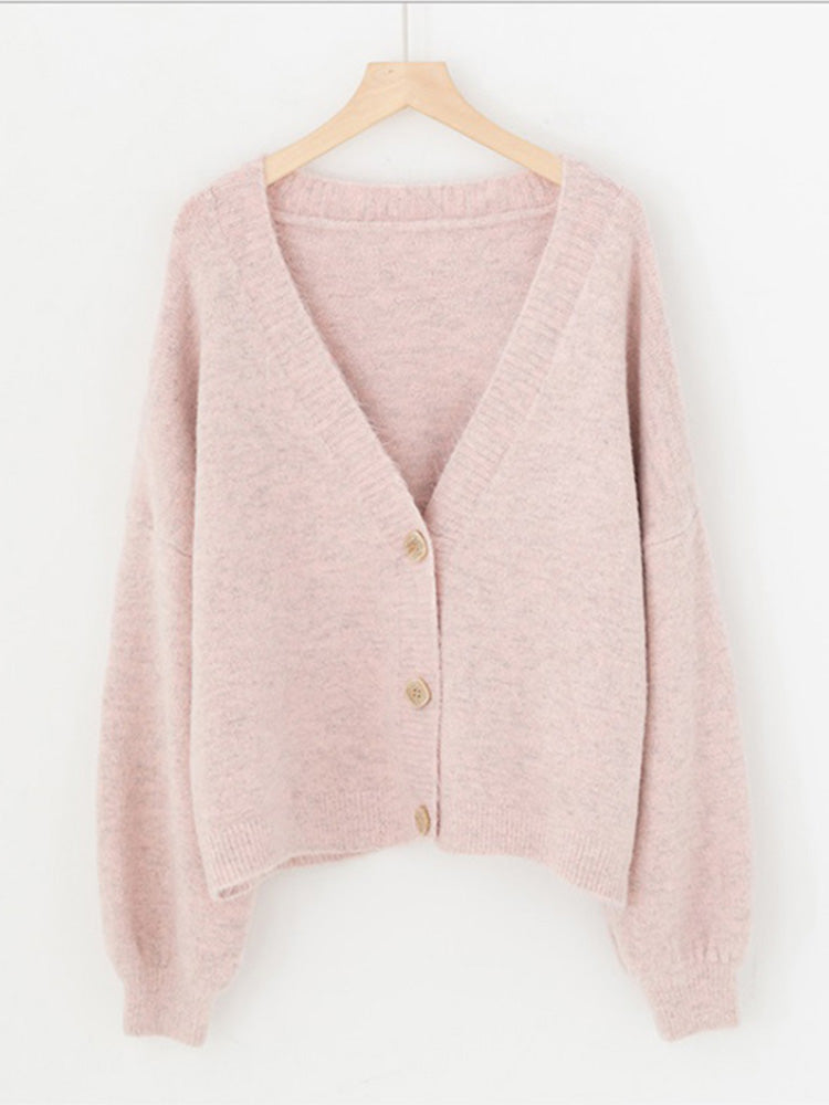 Autumn Winter Sweater Cardigans V Neck Knit Cardigans Outwear Korean Tops Suete Mujer Poncho