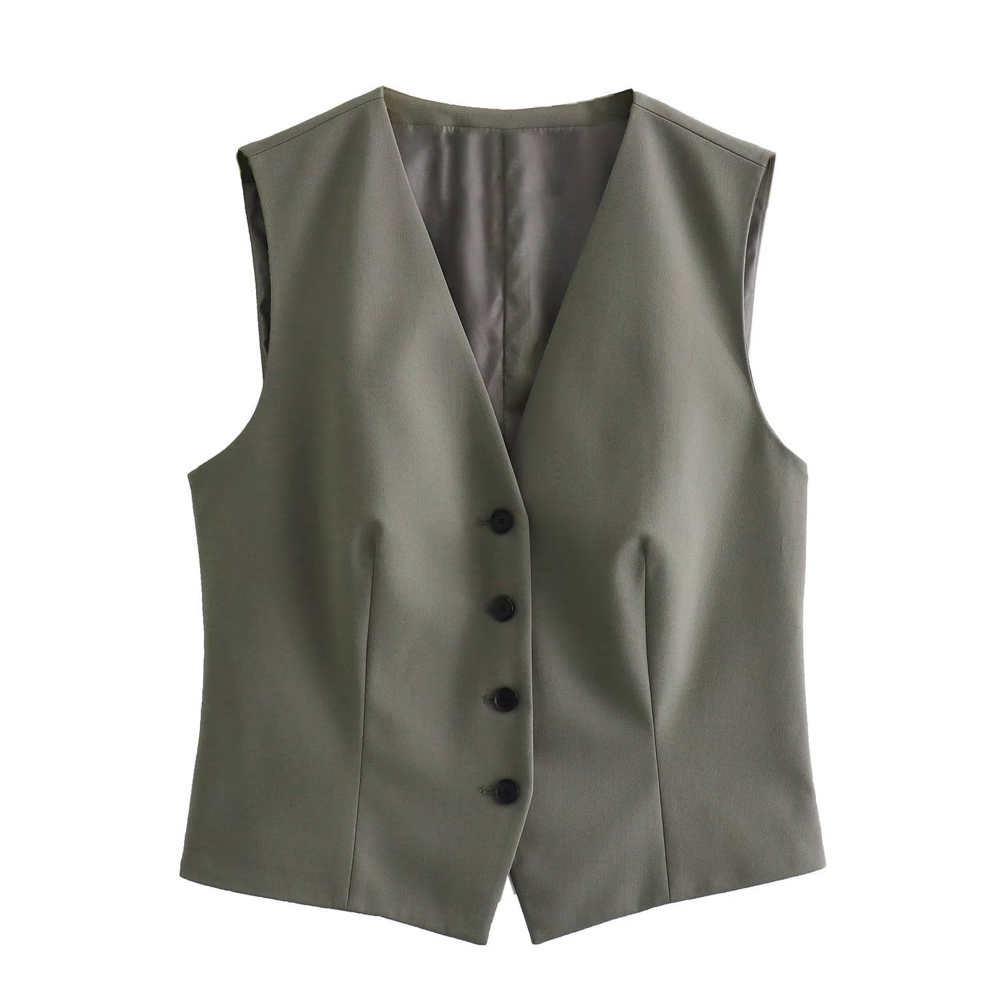 Autumn ’s Button Suit Coat Vest Pants Set – Stylish Fall Outfit
