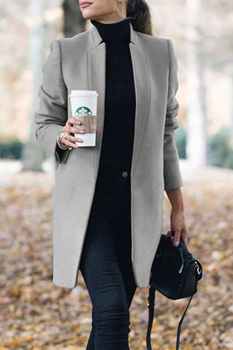 Long Sleeve Regular Sleeve Coats(6 Colors)