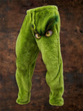 Comstylish Men's Christmas Monster Inspired Cozy Plush Sweatpants