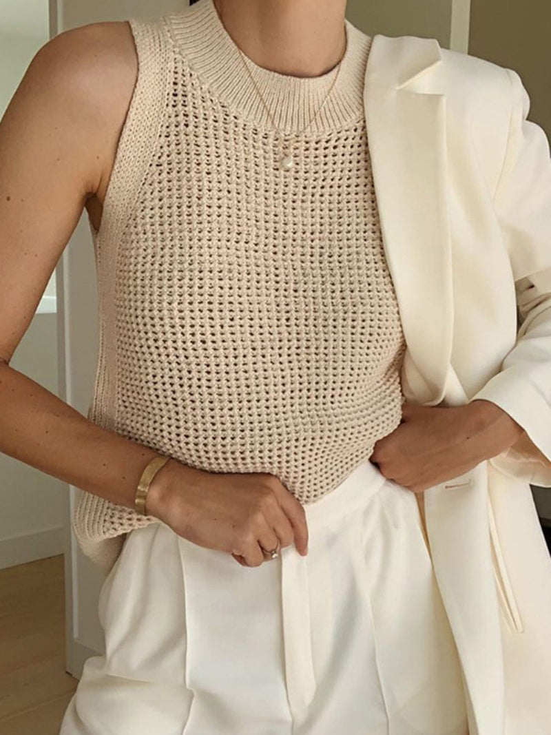 Knit Hollow Vest
