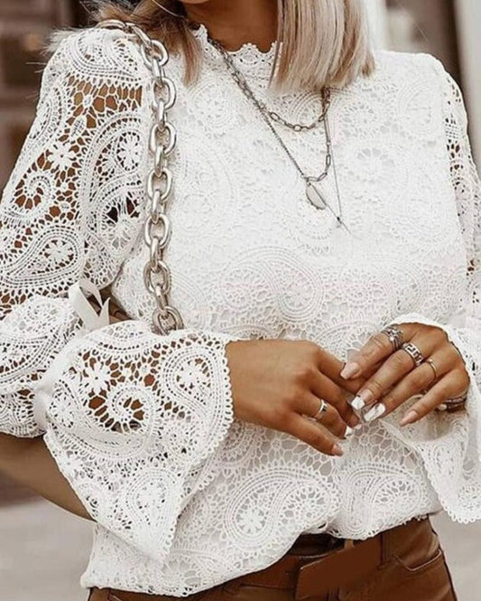 Ciara Feminine Lace Top