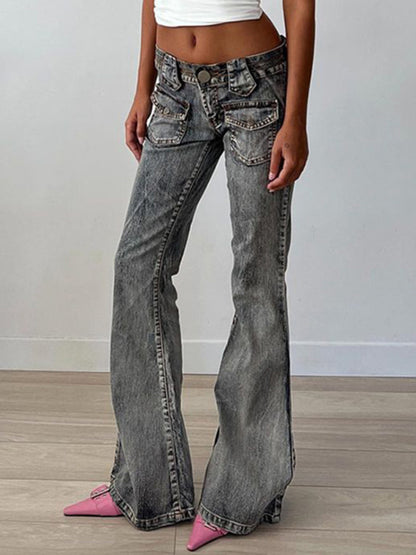Taruxy Retro High Waisted Jeans Woman Autumn Winter Loose Slouchy Jeans Femme Street Slim Denim Pants Woman Bottomn