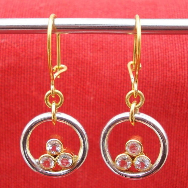 Vintage Handmade Gold Earring
