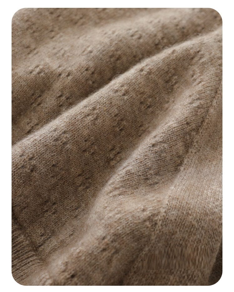JO | Cross V-neck cashmere sweater