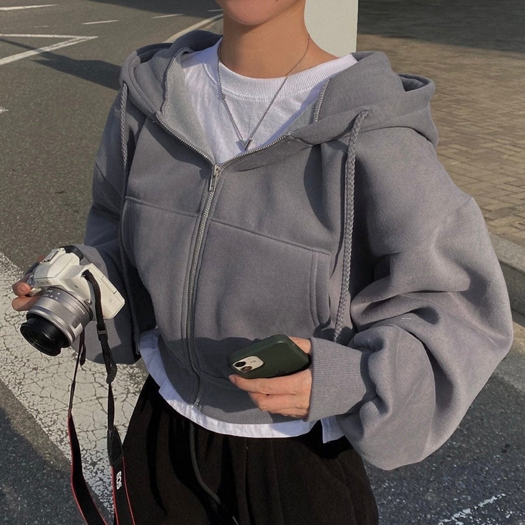 JO | Casual sweater with long sleeves and drawstring