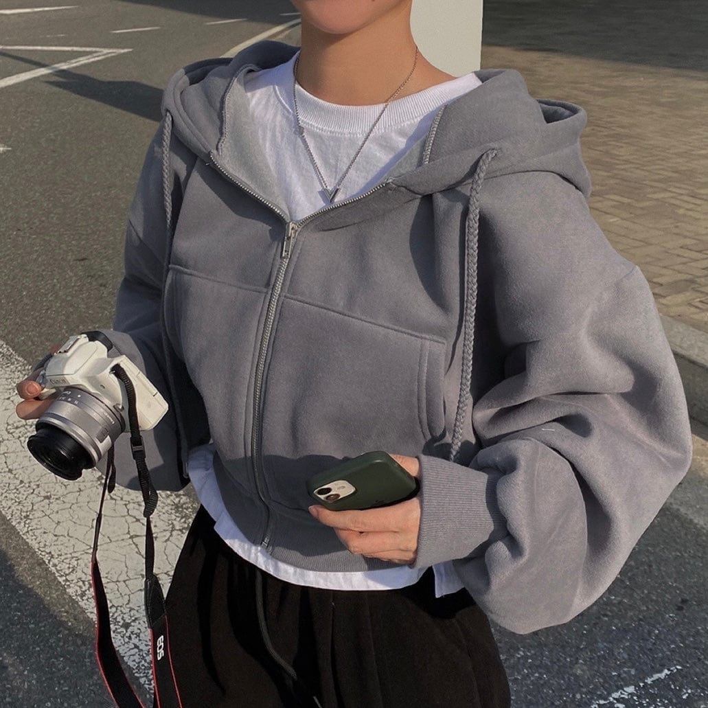 JO | Casual sweater with long sleeves and drawstring