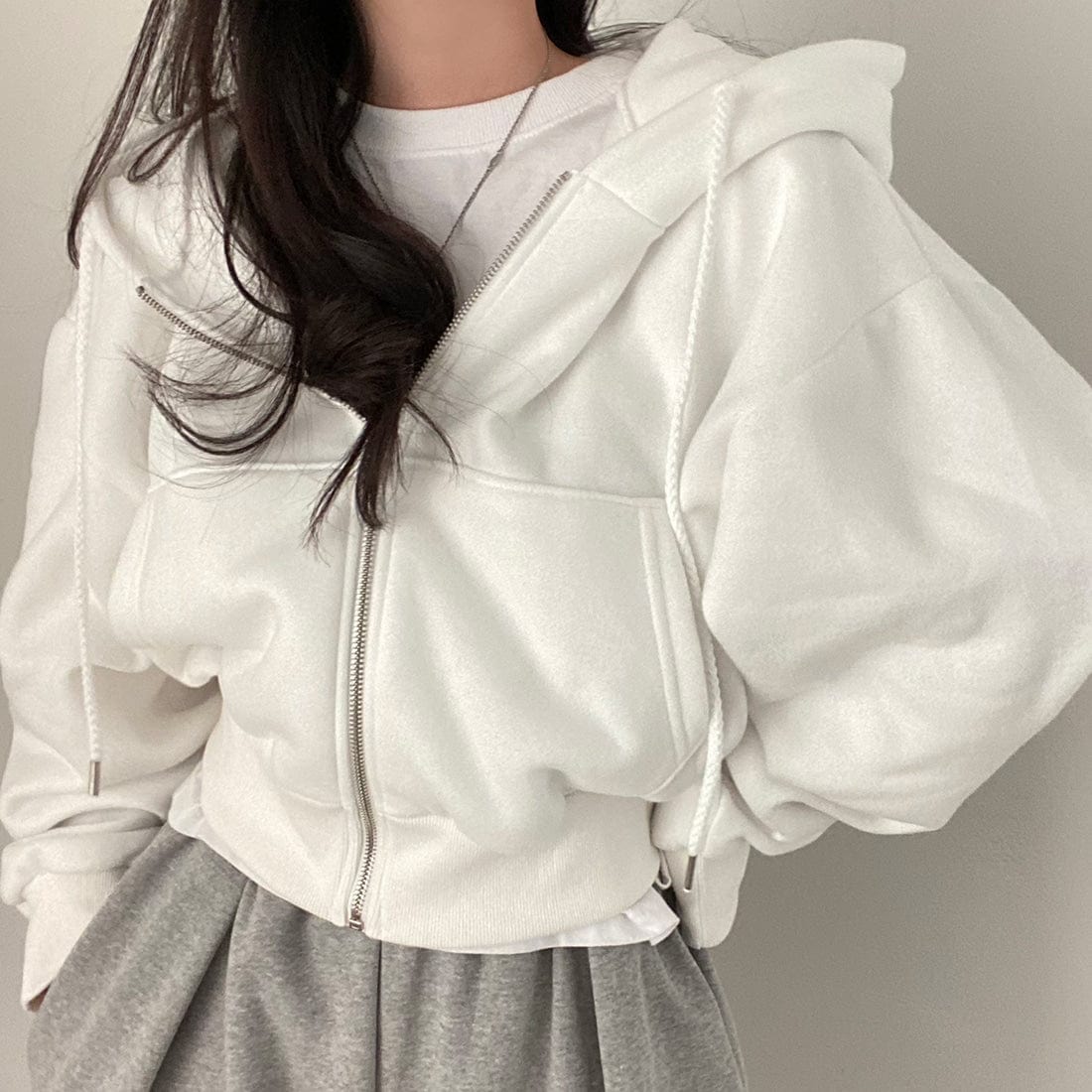 JO | Casual sweater with long sleeves and drawstring