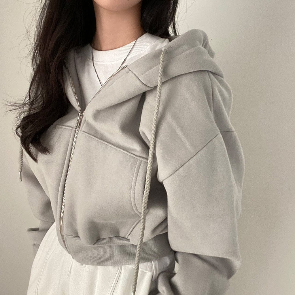 JO | Casual sweater with long sleeves and drawstring