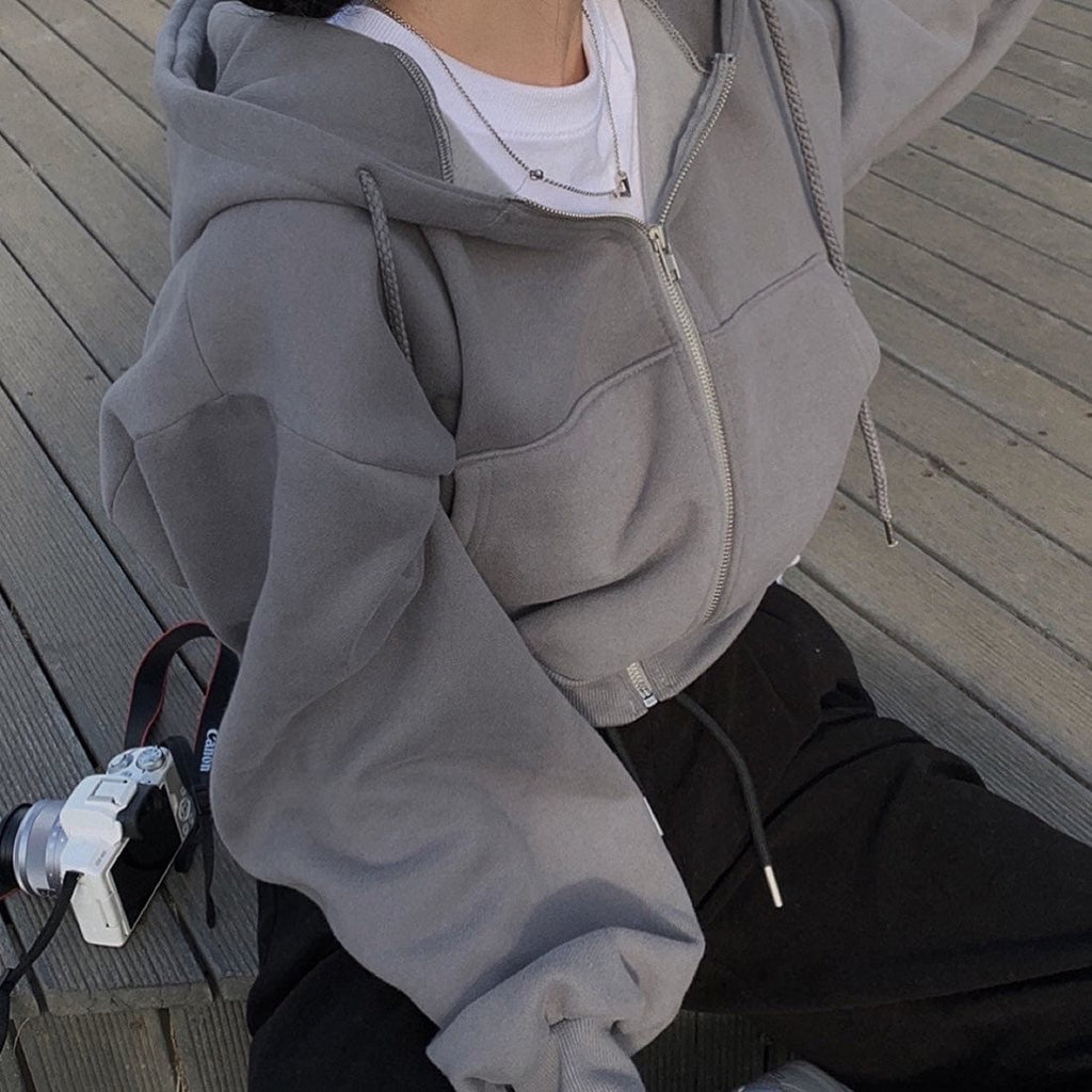 JO | Casual sweater with long sleeves and drawstring