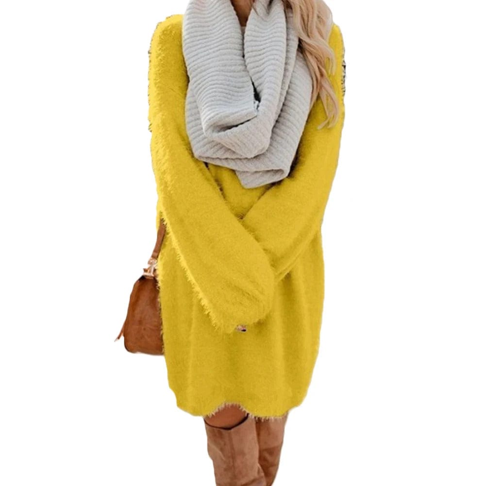 JO | Knitted mini dress with sweater style