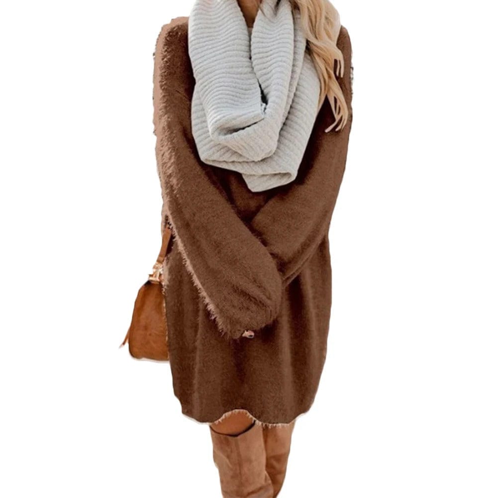 JO | Knitted mini dress with sweater style
