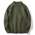 JO | Knitted polo sweater with collar