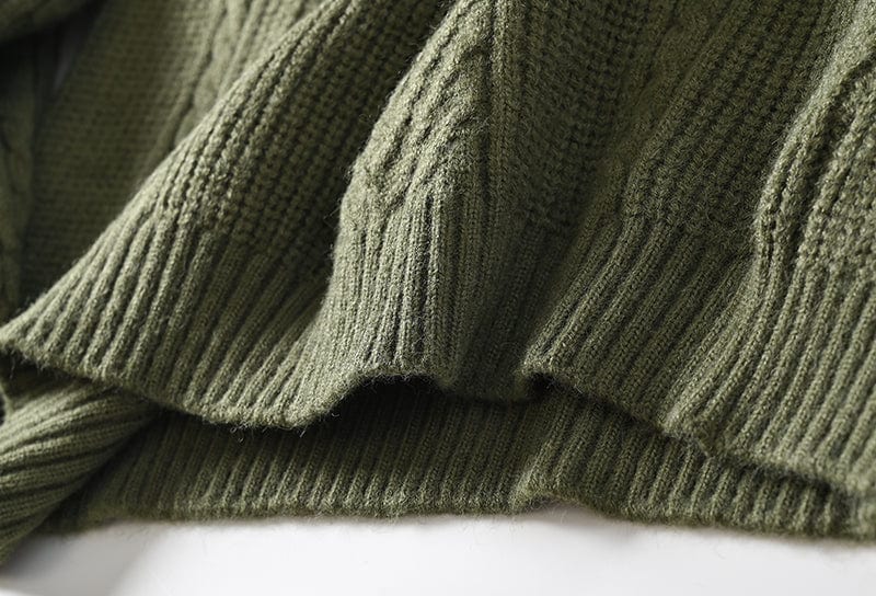 JO | Knitted polo sweater with collar