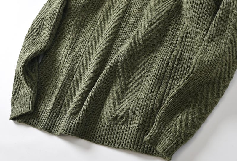 JO | Knitted polo sweater with collar