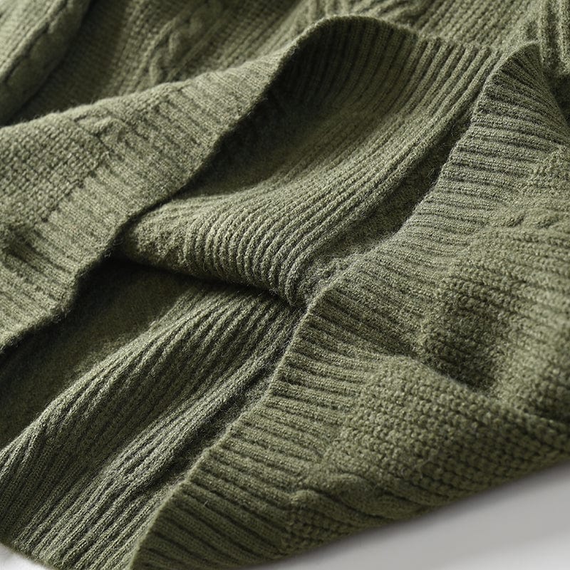 JO | Knitted polo sweater with collar