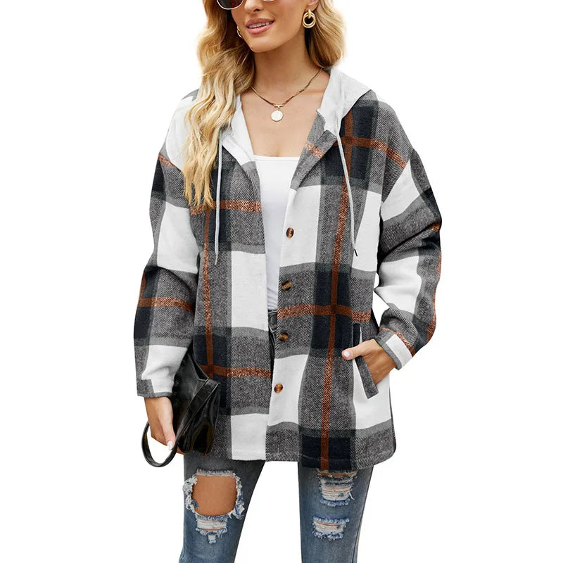 JO | Classic flannel jacket for women