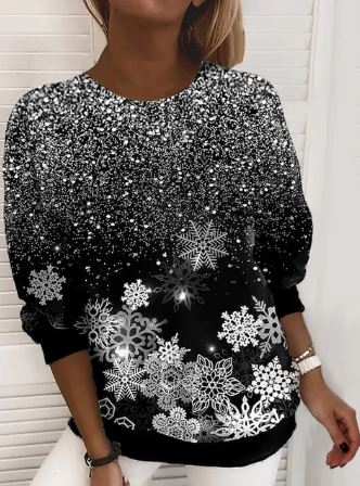 JO | Elegant Kerstmis Sweatshirt