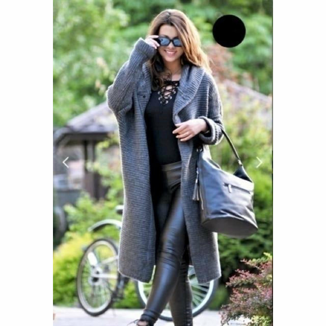 JO | Long women's knitted coat