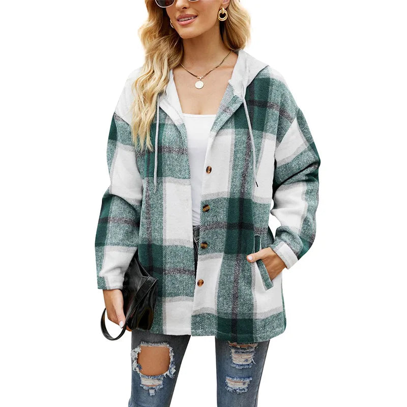 JO | Classic flannel jacket for women