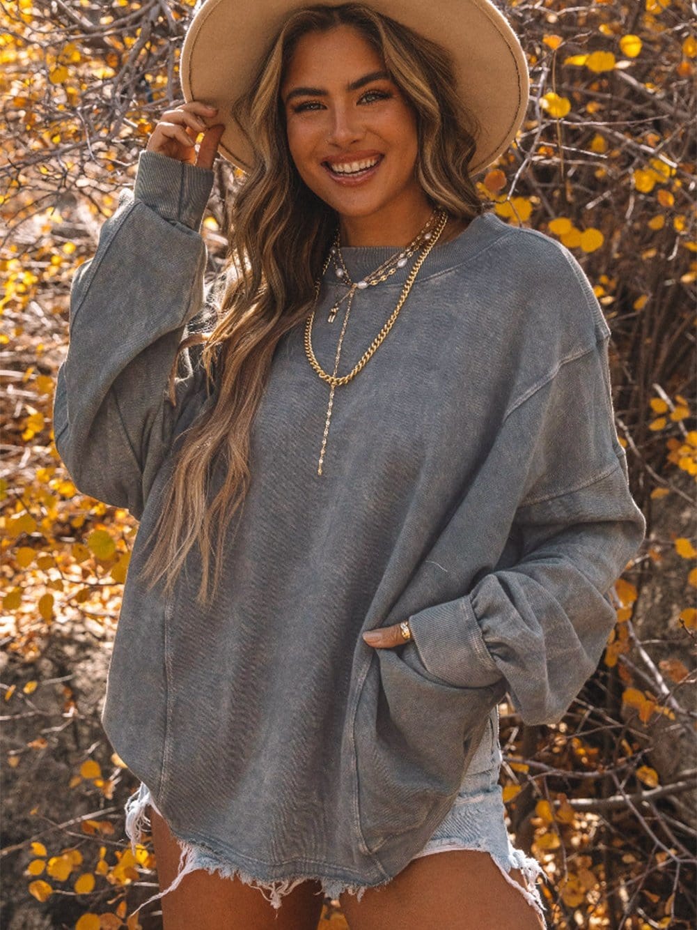 Gracefully Designed Sweater