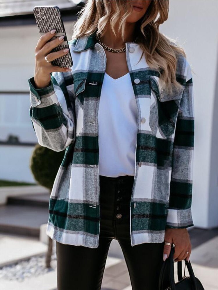 JO | SaraisJacket I Flannel jacket for women